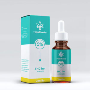 Frucht MCT CBD-Öl 5% mit Aroma (Erdbeere, Kokos, Vanille)